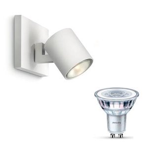 Philips Runner opbouwspot - 1-lichts - wit