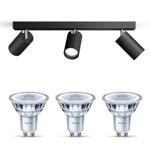 Philips Idris Opbouwspot - Plafondspots Incl. SceneSwitch LED Lamp