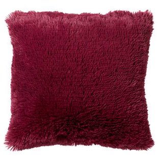 Dutch Decor kussenhoes FLUFFY - 45x45 cm Red Plum