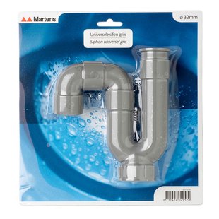 Martens Universele Sifon Ø32mm Grijs