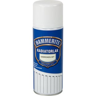 Hammerite Radiatorlak Spray Gebroken Wit 400ml