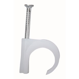 Kopp Spijkerclip 16-20mm Wit 10st.