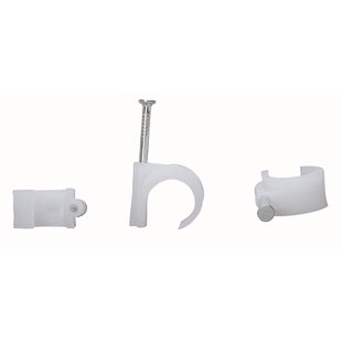 Kopp Spijkerclip Vlak + Spijker 40mm Grijs 75st.