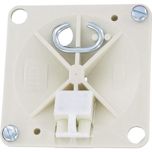 Afdekplaat Plafond Vierkant Incl. Kroonklem