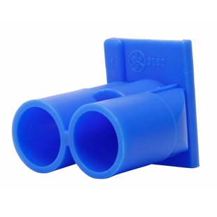 Abb Inzetstuk 16mm 2-voudig Voor Hollewanddoos 4st.