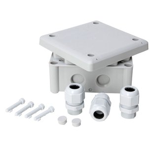 Kopp Kabeldoos 110x110x60mm + 3 M20 Wartels Ip65