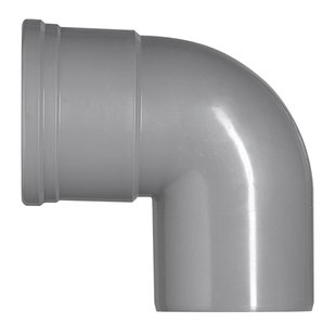 Martens Bocht 90° Pvc 125x125 Mm Grijs