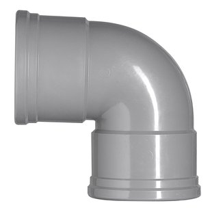 Martens Pvc Bocht 110mm 2xmm 87gr Grijs