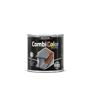 Combicolor Metaalverf Staalgrijs Hoogglans 250ml