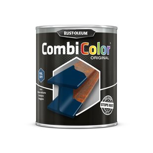Combicolor Metaalverf Staalblauw Hoogglans 750ml