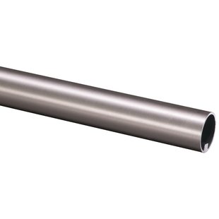 Trapleuning - Rvs-look - Geborsteld - 270cm - Ø 45mm