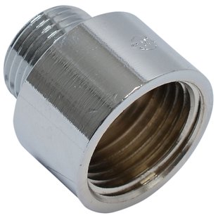 Sanivesk Draad Recht Verloop Chroom 1/2m X 3/8f