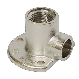 Sanivesk Soldeer Muurplaat Chroom 15mm X 1/2f