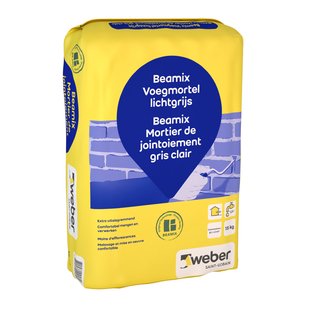 Weber Beamix Voegmortel Lichtgrijs 15kg