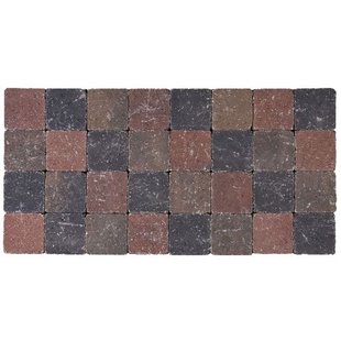 Cobo Buitentegel Garden - Bruin-rood-zwart - Getrommeld - 10x10 Cm