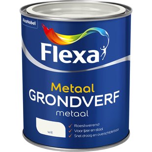 Flexa Grondverf - Metaal - Wit - 750ml