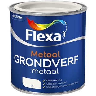 Flexa Grondverf - Metaal - Wit - 250ml