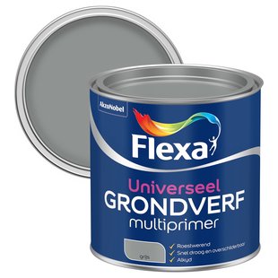Flexa Multiprimer Grondverf - Universeel - Grijs - 250ml