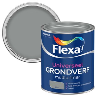Flexa Multiprimer Grondverf - Binnen En Buiten - Grijs - 750ml