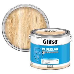 Glitsa Acryl Vloerlak Zijdeglans White Wash 2,5l