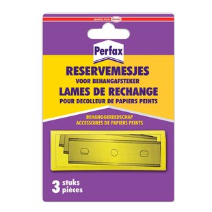 Perfax Reservemessen Behangverwijderaar 3 Stuks