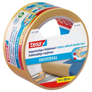 Tesa Dubbelzijdige Tape - Beige - 10m X 50mm