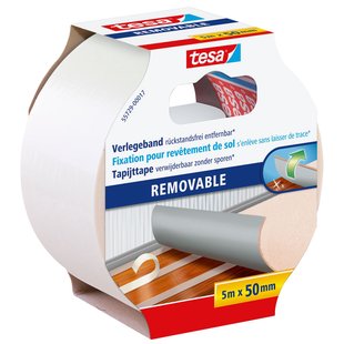 Tesa Dubbelzijdige Tape - Transparant - 5m X 50mm