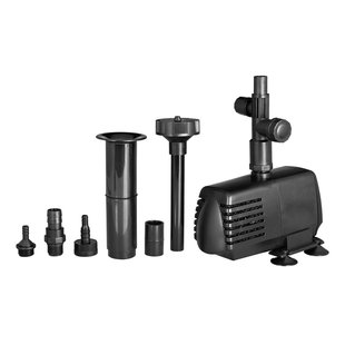 Xtra 1600 - Fonteinpomp -met Sproeikop: Waterbel En Vulkaan