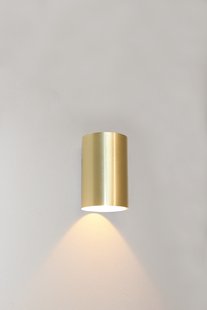 Wandlamp Artdelight Brody 1 Lichts LED 2700K Dimbaar Geborsteld Goud