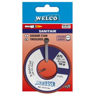 Welco Zachtsoldeer Voor Sanitair 97% Tin 100gr