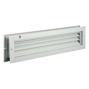 Renson Deurrooster 425x76mm Zilver