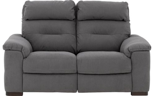 Goossens Bank Boris grijs, microvezel, 2-zits,