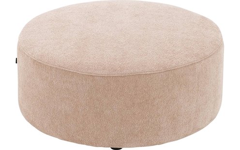 Goossens Poef Arendal, Poef ø 70 cm - 30 cm hoog