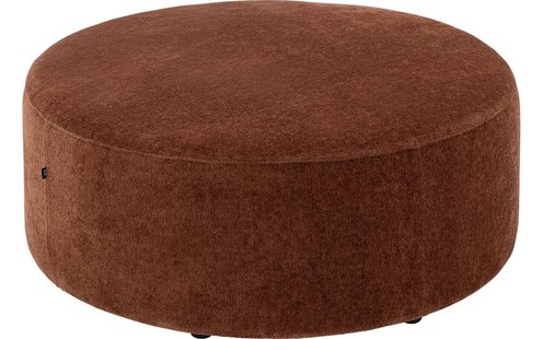 Goossens Poef Arendal, Poef ø 100 cm - 41 cm hoog