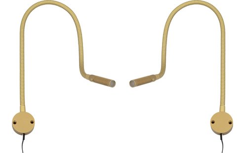 Goossens Verlichting Tbv Hoofdbord Eco Light, Lampenset secret brons incl. dimmer (set van 2 stuks)