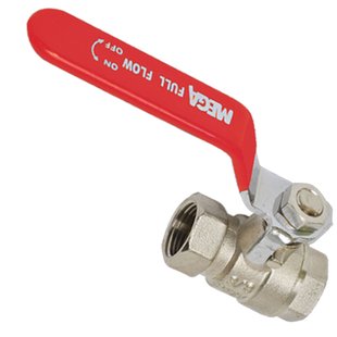 Sanivesk Kogelkraan Met Hendel Messing Vernikkeld 3/8 Binnendraad X 3/8 Binnendraad