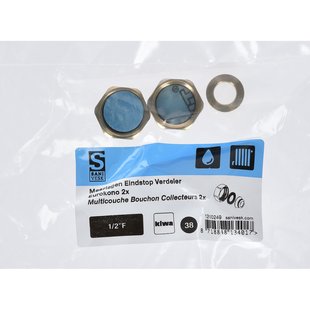 Sanivesk Meerlagen Stop Eind Vr Verdeler 1/2f 2 St