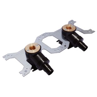 Sanivesk Meerlagen Muurplaat Dubbel Inbouw Knie 16mmx1/2f