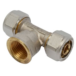 Sanivesk Meerlagen T-stuk Overgang 16mmx1/2fx16mm