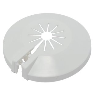 Sanivesk Afdekrozet Universeel Enkel Wit 8-22mm Kunststof 2 Stuks