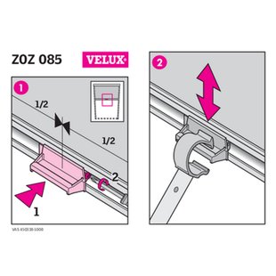 Velux Adapter Voor Bedieningsstang Zoz 085 Wl