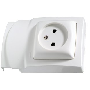 Legrand Stopcontact Oteo 2p Zonder Randaarde Dlp Wit