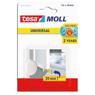 Tesa Tochtstrip Universal Wit 1m