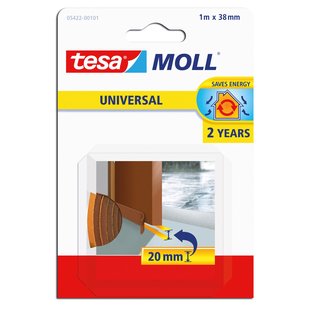 Tesa Tochtstrip Universal Bruin 1m