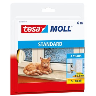 Tesa Tochtband Standard Wit 6m