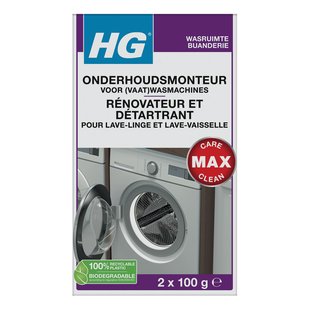Hg Was- En Vaatwasmachine Reiniger En Ontkalker 200gr