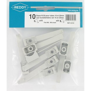 Reddy 'clipso 16/20' Band Voor Buisdiameter 16 Of 20 Mm 10 Stuks