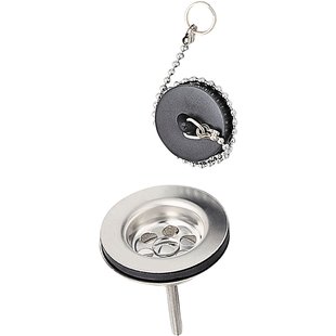 Wirquin Wastafelplug Met Stop Messing