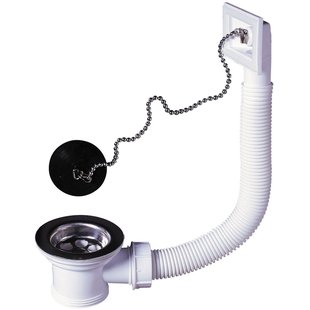 Wirquin Spoelbakplug Ø50mm +overloop