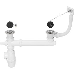 Wirquin Afvoer Voor Dubbele Spoelbak Ø50mm